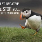ikke la negative mennesker stoppe deg